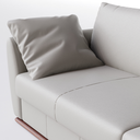 Ver imagem 7 de Sofá 3 Lugares Living Fixo Suécia 1,96m em Couro:cromio