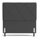 Ver imagem 3 de Cabeceira Cama Box Queen Dubai 160 Cm Suede Mv Estofados