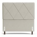 Ver imagem 2 de Cabeceira Cama Box Queen Dubai 160 Cm Suede Mv Estofados