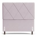 Ver imagem 6 de Cabeceira Cama Box Queen Dubai 160 Cm Suede Mv Estofados
