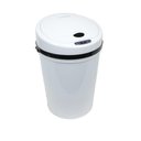 Ver imagem 1 de Lixeira Automatica Branca Luxo 9 Litros Sensor de Abertura Grande Banheiro Cozinha Design Moderno So