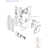 Fechadura Haga - Rio - Roseta 529 - Externa - 29509 - 4