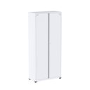 Ver imagem 3 de Armário de Aço Industrial 2 Portas 4 Prateleiras 180cm Cinza/Branco