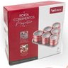 Porta Temperos Condimentos Magnetico Rose Gold 7 Peças em - 2