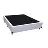 Base Cama Box Viúva 1,28 X 1,88 X 0,32 Premium Corino Branco - 2