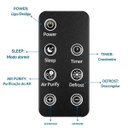 Ver imagem 6 de Desumidificador Antimofo Secar Ar Elétrico 2000ml Visor Lcd Controle de Umidade Branco Importway