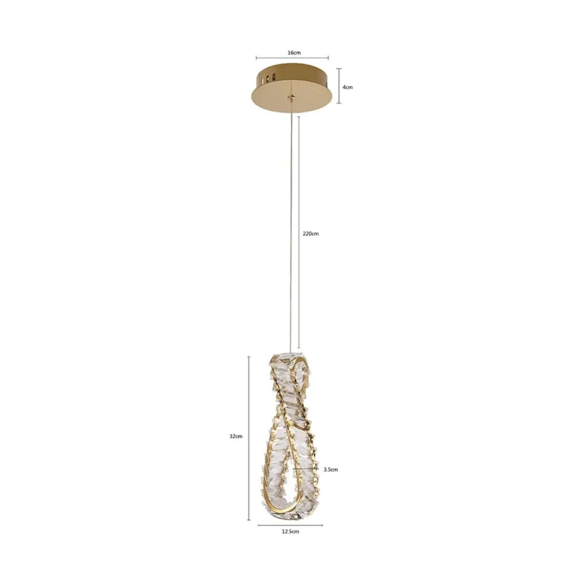 Pendente Led Lezie In 32cm 21w 3000k Nordecor - 2