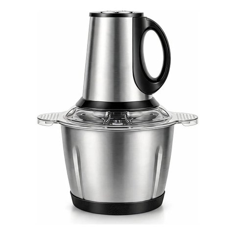 Triturador Alimentos Carne Legumes Elétrico 3L com Alça 220 Volt