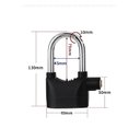 Ver imagem 4 de Cadeado Antifurto Bloqueador para Mbicicleta e Moto C/alarme Luatek Lk Bl17