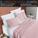 Ver imagem 2 de Cobri Leito de Luxo Super King London 200 Fios Bordado Inglês Nobless:rosa