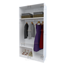 Ver imagem 6 de ARMÁRIO CABIDEIRO 1M C. MALEIRO M114.2021.B (LOJA, CLOSET) MUNDI MOVEIS