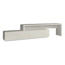 Ver imagem 1 de Rack Extensível Orion para Tv Grande 165 a 300 Cm Sala Off White Fosco