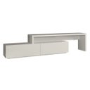 Ver imagem 2 de Rack Extensível Orion para Tv Grande 165 a 300 Cm Sala Off White Fosco