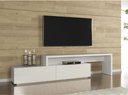 Ver imagem 1 de Rack Extensível Orion para Tv Grande 165 a 300 Cm Sala Off White Fosco