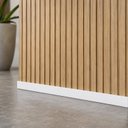 Ver imagem 1 de Rodapé Liso em MDF 4CMX15MMX2.2m Linha Branco Casablanca