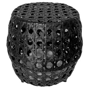 Puff Bahamas Colmeia - Decoração, Jardim, Banco, Seat Garden, Área - Preto