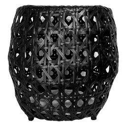 Puff Bahamas Colmeia - Decoração, Jardim, Banco, Seat Garden, Área - Preto - 2