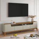 Ver imagem 2 de Rack Bancada Flip 1.8 Metros:Off Whithe/Cinamomo