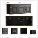 Ver imagem 7 de Cozinha Modulada 6 peças - Preto
