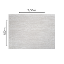 Ver imagem 7 de Tapete Sala Quarto 2,00x1,50m Vienna - Todos Desenhos - Coleção Pemogo Cor:creme Estonado