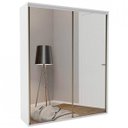 Ver imagem 3 de Guarda-Roupa Solteiro 2 Portas Espelhadas Luminum