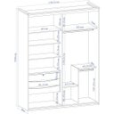 Ver imagem 4 de Guarda-Roupa Solteiro 2 Portas Espelhadas Luminum