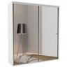 Guarda-Roupa Casal 2 Portas Espelhadas 207cm Luminum - 3