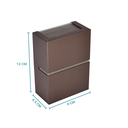 Ver imagem 2 de Arandela De Aluminio G9 Bivolt Marrom Rioprelustres 6206 Arandela 6206