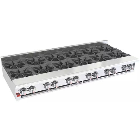 Fogão a Gás Glp 72" de Mesa 12 Bocas Genesis New G72CT72BN Venâncio