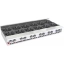 Ver imagem 1 de Fogão a Gás Glp 72" de Mesa 12 Bocas Genesis New G72CT72BN Venâncio