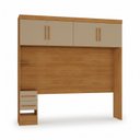 Ver imagem 1 de Ponte Aérea Modular Casal com 2 Gavetas 100% MDF Smart Marrom/Cinamomo/Cappucino