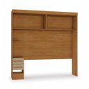 Ver imagem 2 de Ponte Aérea Modular Casal com 2 Gavetas 100% MDF Smart Marrom/Cinamomo/Cappucino