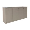 Ver imagem 2 de Aparador Sala Lia c/4 Portas 152cm Off White Cimol