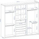 Ver imagem 4 de Guarda-Roupa Casal 3 Portas 267cm Inovatto