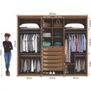 Ver imagem 5 de Guarda-Roupa Casal 3 Portas 267cm Inovatto