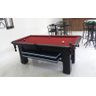 Mesa de Sinuca e Ping Pong - 1,96x1,06 - Bordo - 2