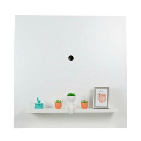 Painel para TV até 39 polegadas com 2 nichos Branco Austin 90cm