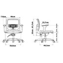 Ver imagem 3 de Cadeira Escritório Ergonômica Executiva Active Nr 17 Reclinável com Apoio de Braço Comfort Preto