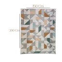 Ver imagem 6 de Tapete Sala / Quarto Desenhado Domani Zirconia Taupe 45 - 150 X 200 Cm - J Serrano