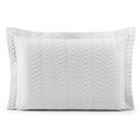 Ver imagem 1 de Porta Travesseiro Paris Percal 150 Fios 100% Algodão 70x50cm Matelado com Debrum:Branco