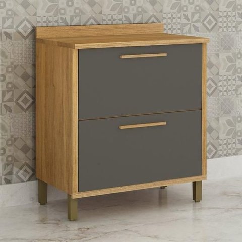 Balcão de Cozinha 2 Portas 80 Cm Torino Valdemóveis