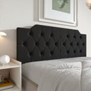 Ver imagem 4 de Cabeceira Cama Casal Estilo Painel Dobravel Quarto Moderno:preto