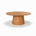 Ver imagem 1 de Mesa de Jantar Oval 180x100 Cinamomo com Tampo Mdf Laminado:cinamomo