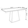 Mesa Jasmin 160X90 - Ipê / Off White - 2