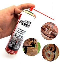 Kit 12 Óleo Desengripante Lubrificante Spray 300ml - Lub Fast - 2