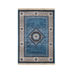 Tapete Bruxelas 09 1,40x2,00 - Azul - Edantex