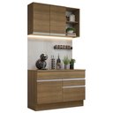 Ver imagem 3 de Armário de Cozinha Compacta 120cm Rustic Glamy Madesa 08