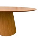 Ver imagem 3 de Mesa de Jantar Cone Oval 135x90 Cm Tampo Freijó Base Freijó