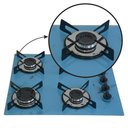 Ver imagem 4 de Fogão Cooktop a Gás Chapa 4b Bocas Ultra Chama 127/220v Marmorizado Marmo Azul