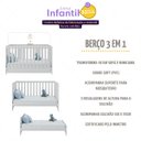 Ver imagem 3 de Berço Americano 3 em 1 com Colchão Incluso Multimóveis Mp0527pa Branco
